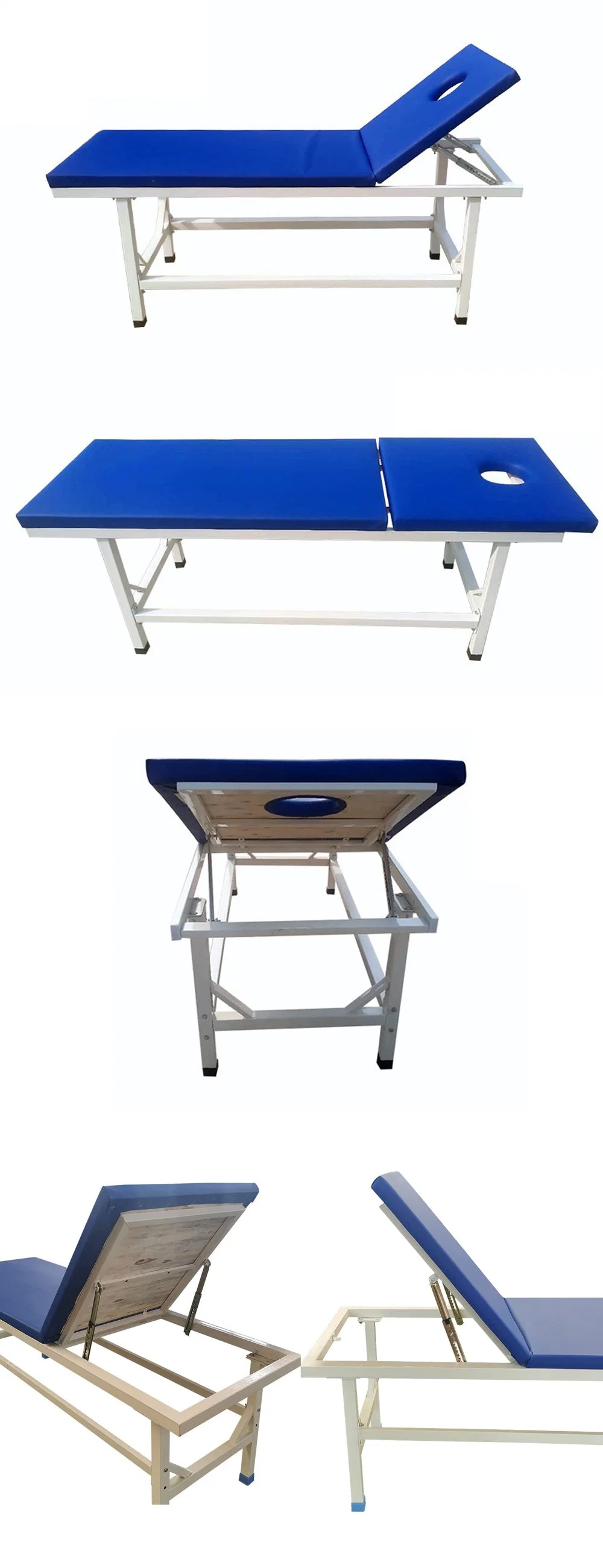 China Factory Wholesale Price Medical Hospital Clinic Patient Obstetric Gynecological Gynecology Manual Exam Table Massage Examination Bed